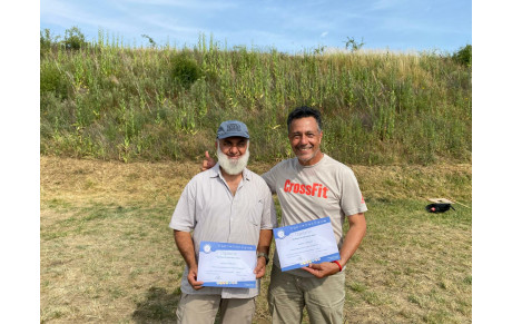 Diplôme de Moniteur Précision Rifle pour Ikbal Cadjee et David Geslin